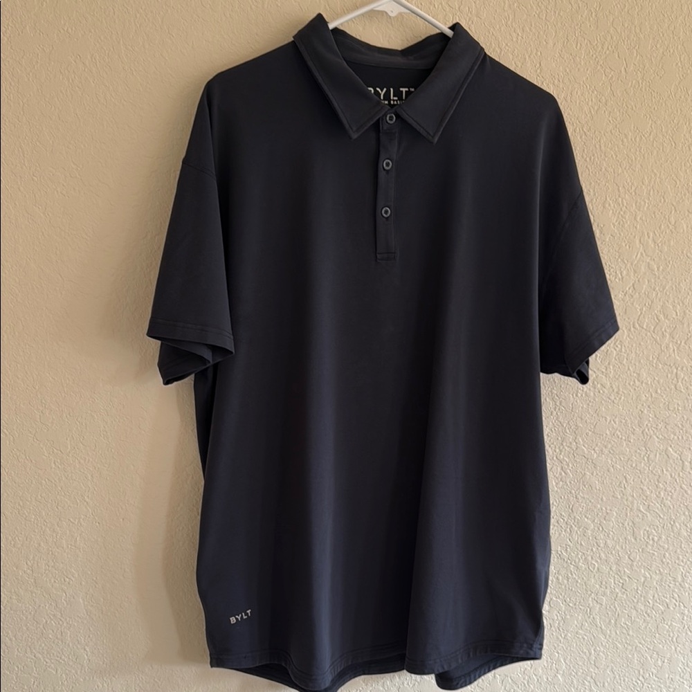 BYLT Basics Dark Polo Shirt